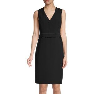 NWT Karl Lagerfeld Sleeveless Fringe Sheath Dress